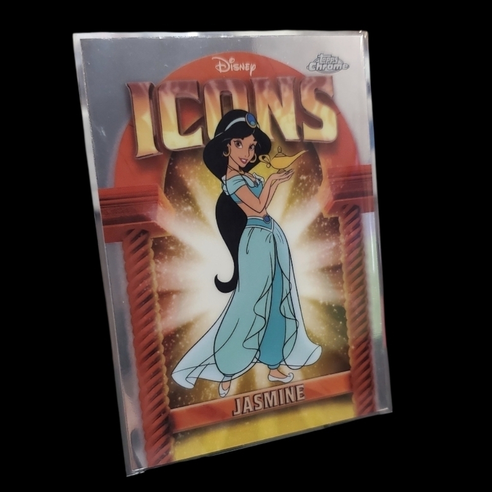 Topps Chrome 2025 Disney Aladdin Jasmine Icons Trading Card Collectors